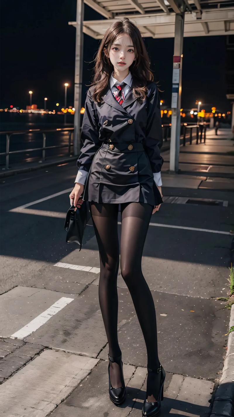 91丨九色丨國產女??黑色jk校園風情